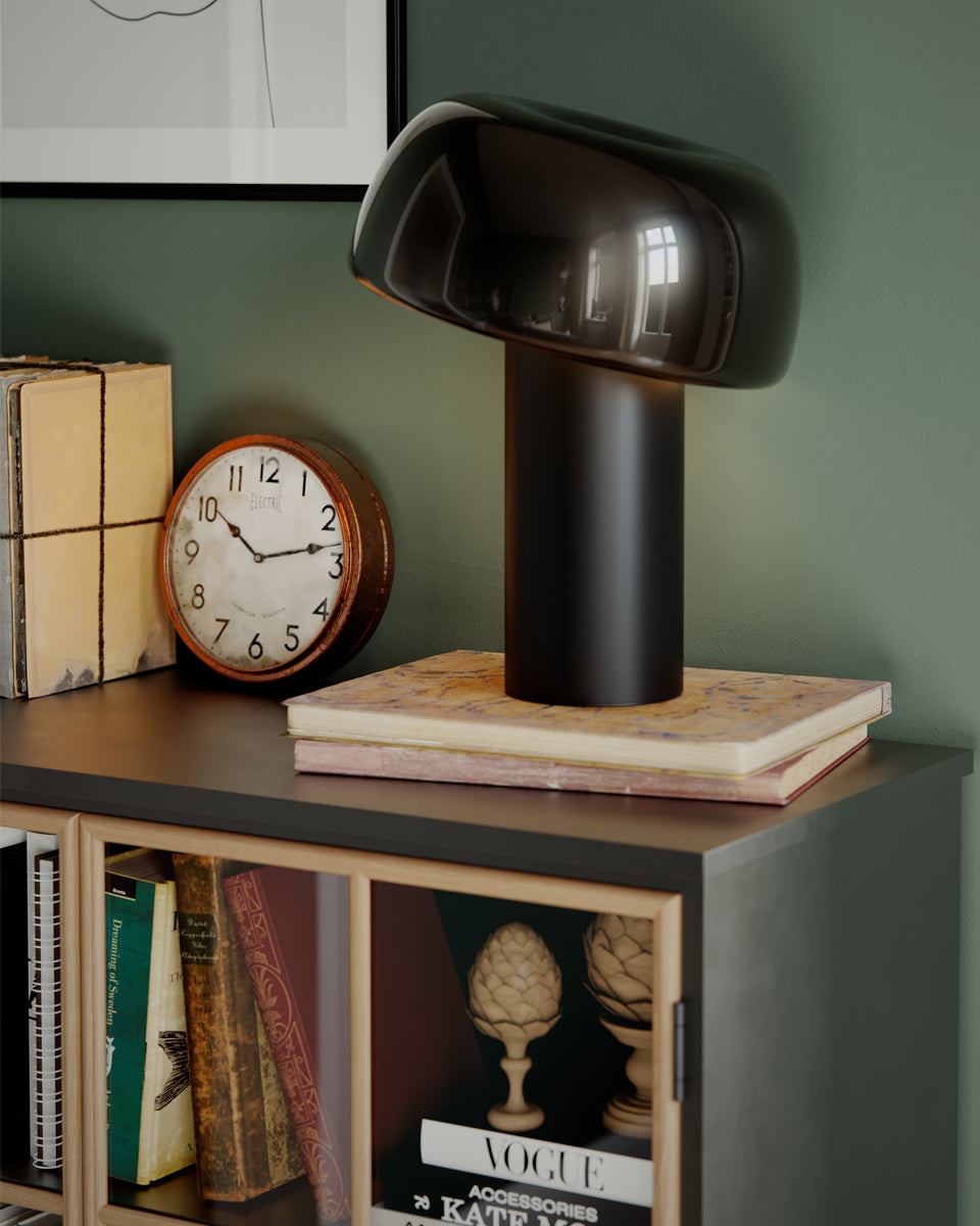 Lean on Me bordslampa svart