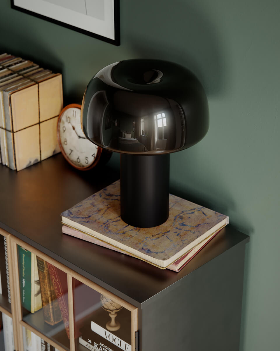 Lean on Me bordslampa svart