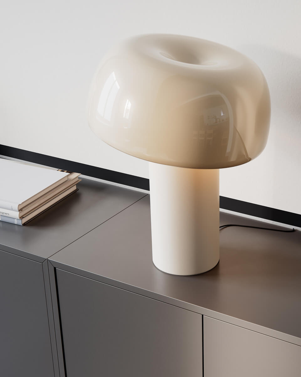 Lean on Me bordslampa beige