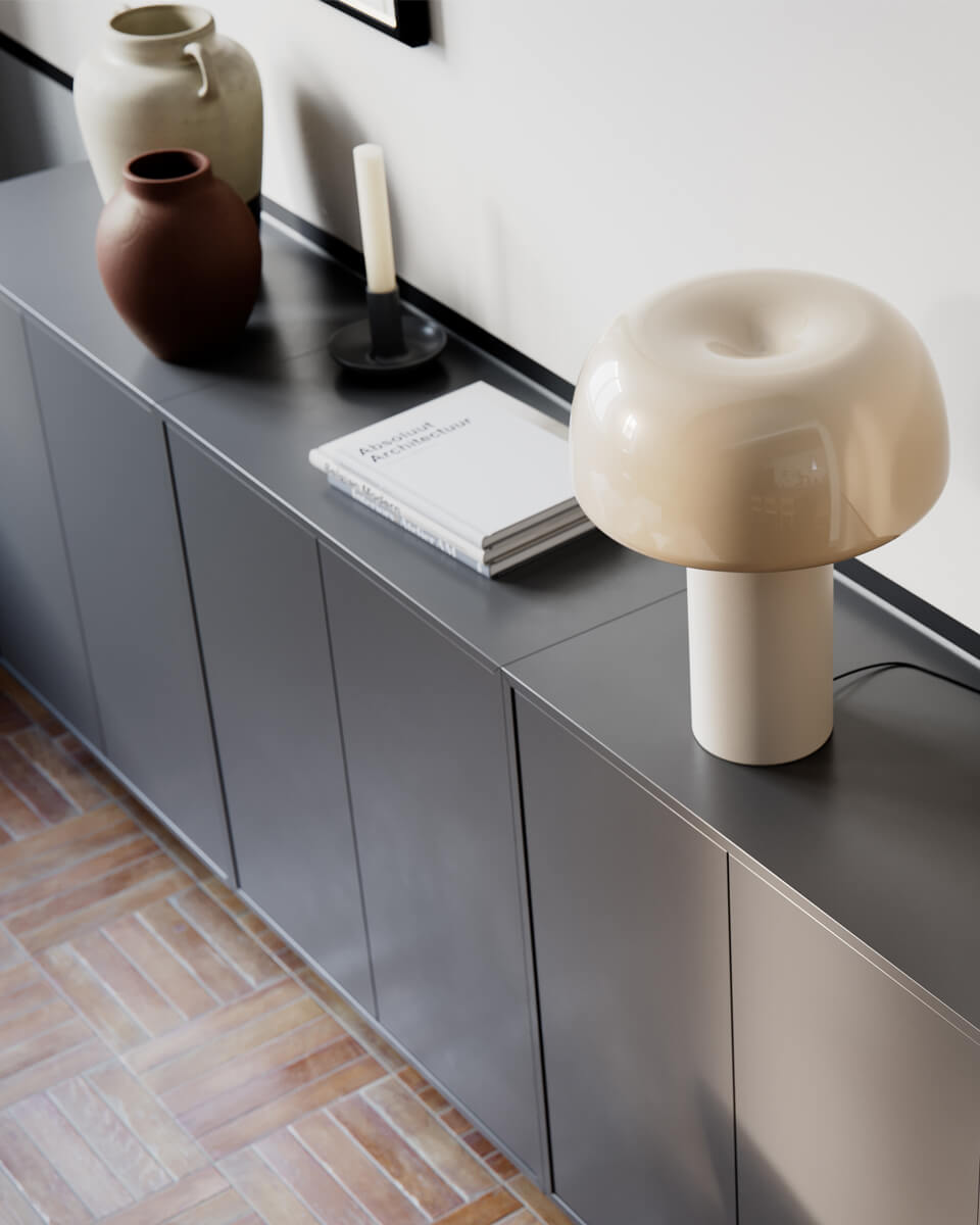 Lean on Me bordslampa beige