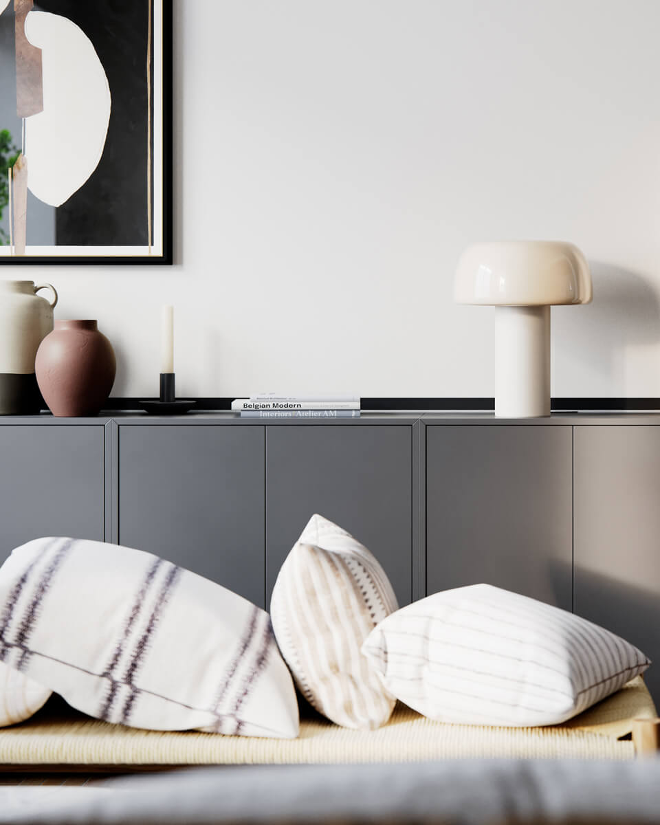 Lean on Me bordslampa beige