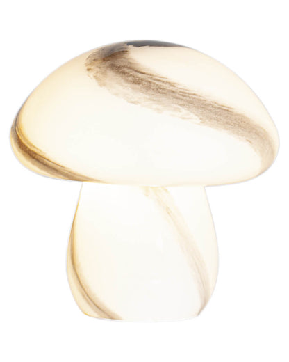 Mira Mushroom bordslampa H30 cm vit/svart