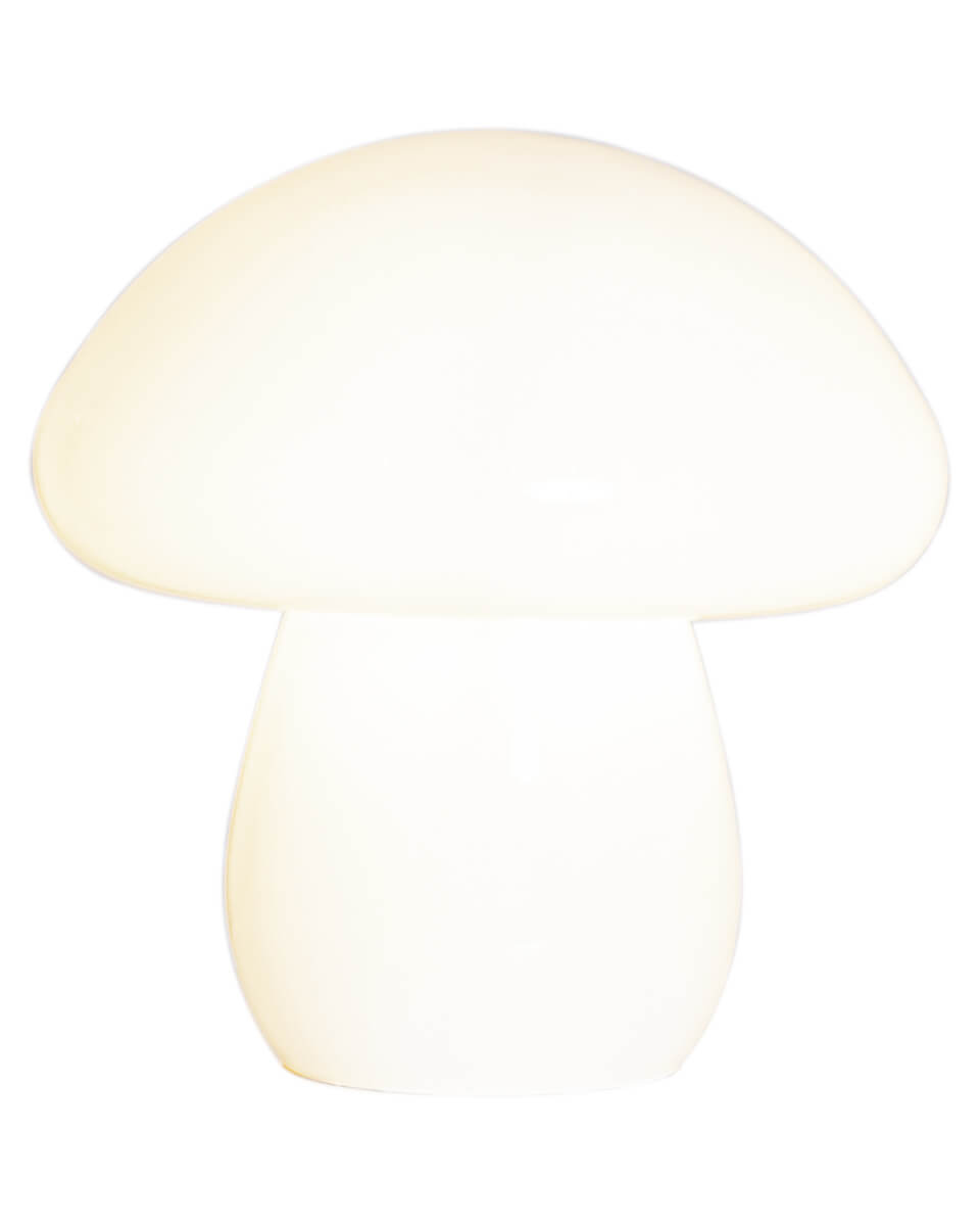 Mira Mushroom bordslampa H30 cm vit