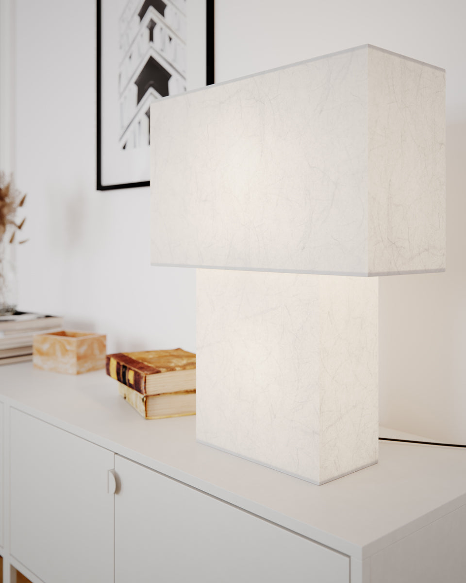 iSquare bordslampa H50 cm vit