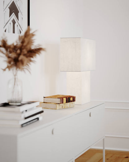 iSquare bordslampa H50 cm vit
