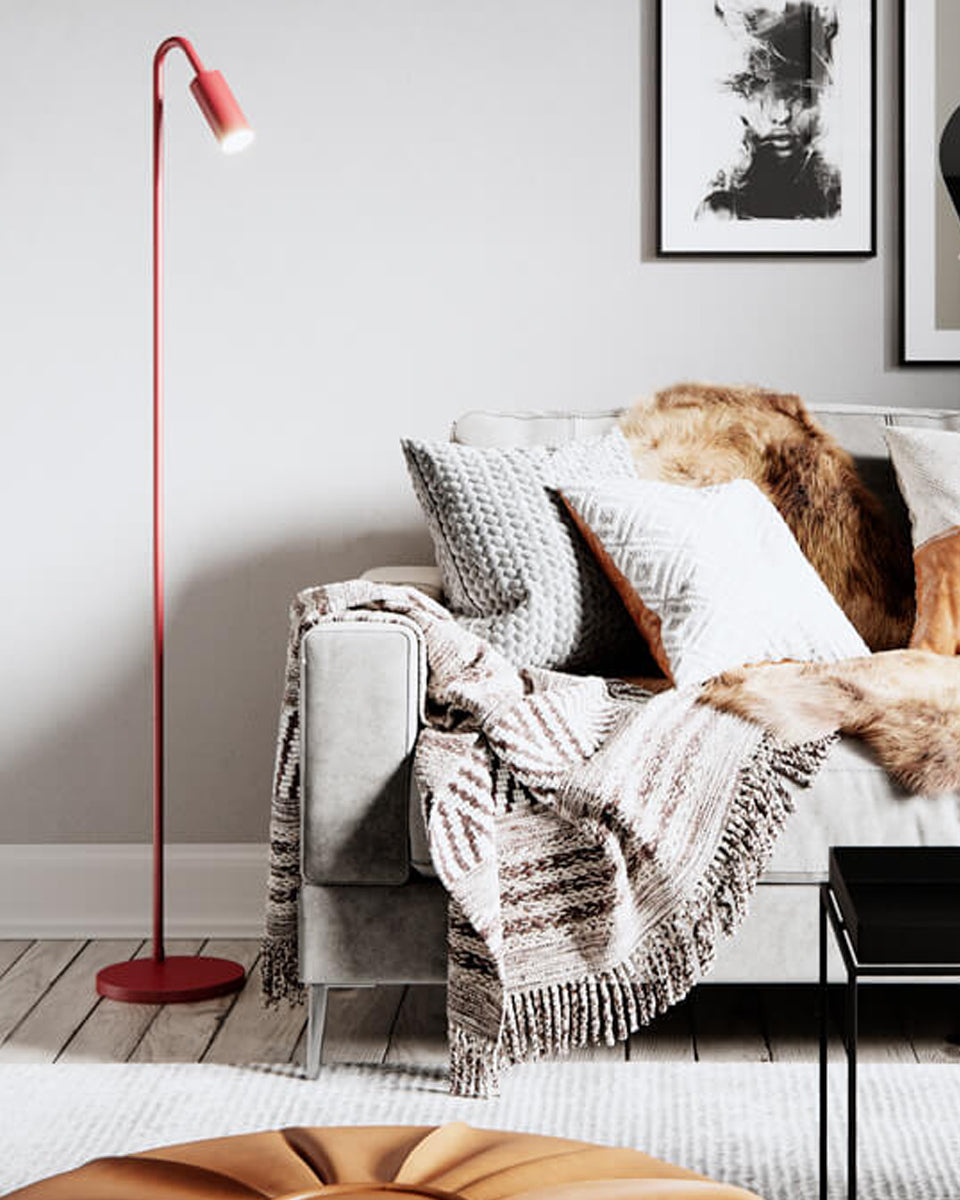 Curve golvlampa