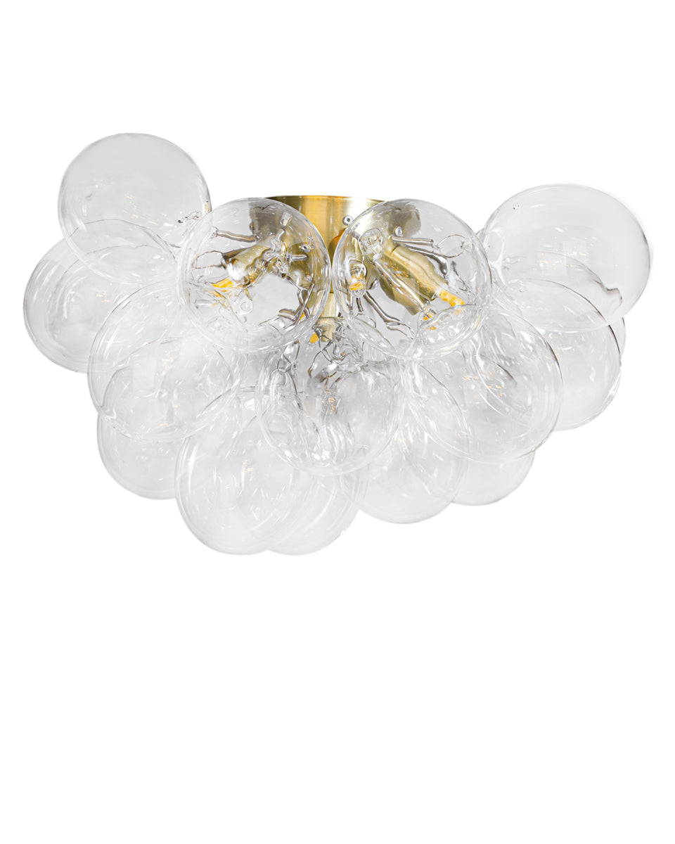 Gross plafond Ø50 cm mässing/klar