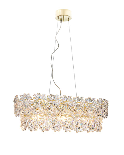 Lorraine bar taklampa L75cm mässing/klar