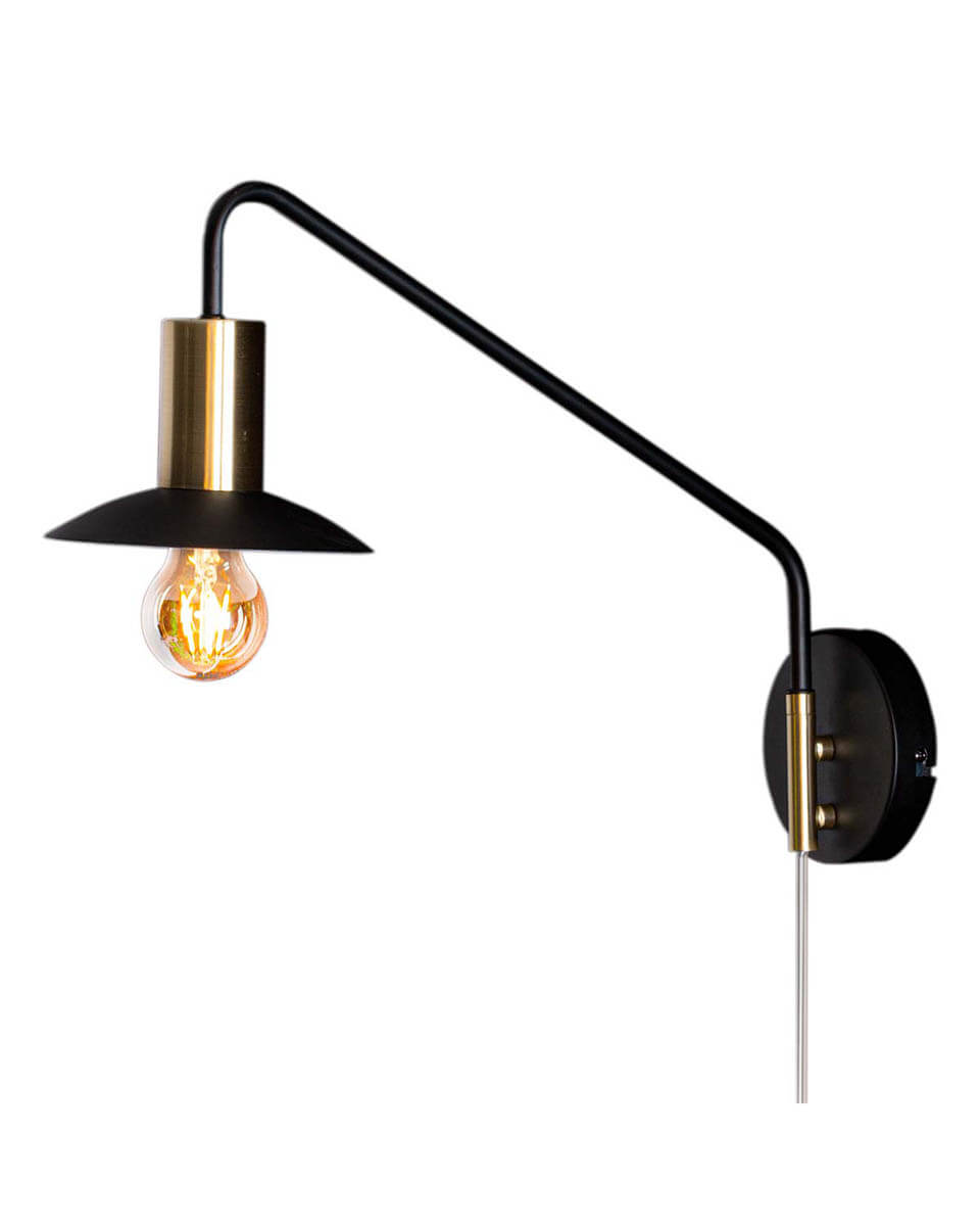 Quinn vägglampa kort
