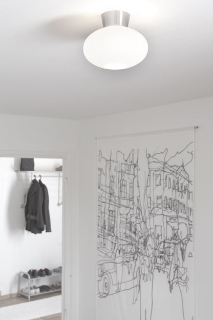 Bullo plafond alu/klar lång