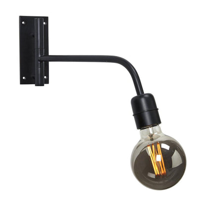 Base vägglampa svart