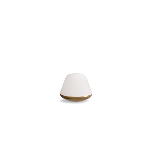 Bloom bordslampa Ø20 mässing/opal glas