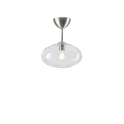 Bullo plafond alu/klar lång