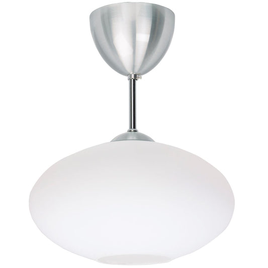 Bullo plafond alu/opal lång