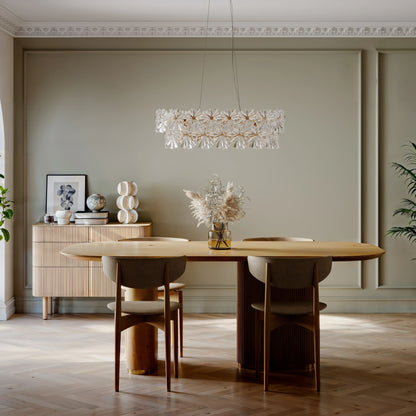 Lorraine bar taklampa L75cm mässing/klar