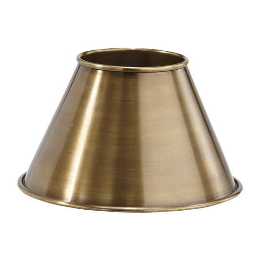 Classic Metallskärm Antikmässing 22cm