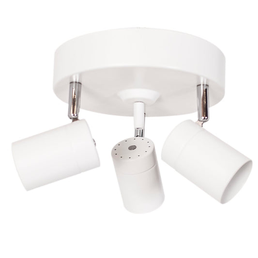 Correct takspot 3-låg Vit matt