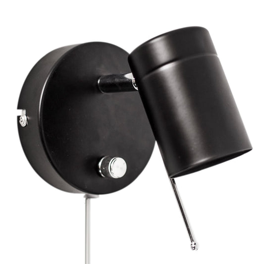 Correct vägglampa 1-låg Svart matt