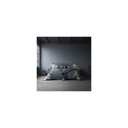 Cut enkel vägglampa svart/opal glas