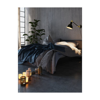 DUBLIN vägglampa, svart/matt mässing