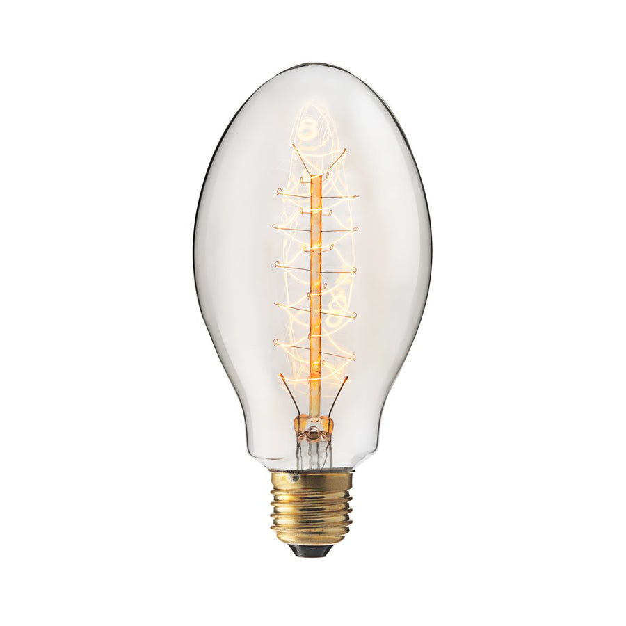 Ellipsoid 75mm klar E27 40W