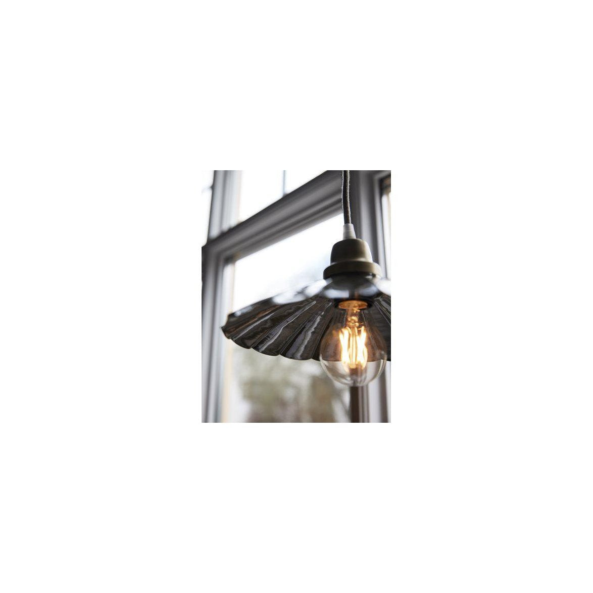 Ester fönsterlampa grön 24 cm