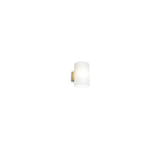 Evoke vägglampa L opal/mässing