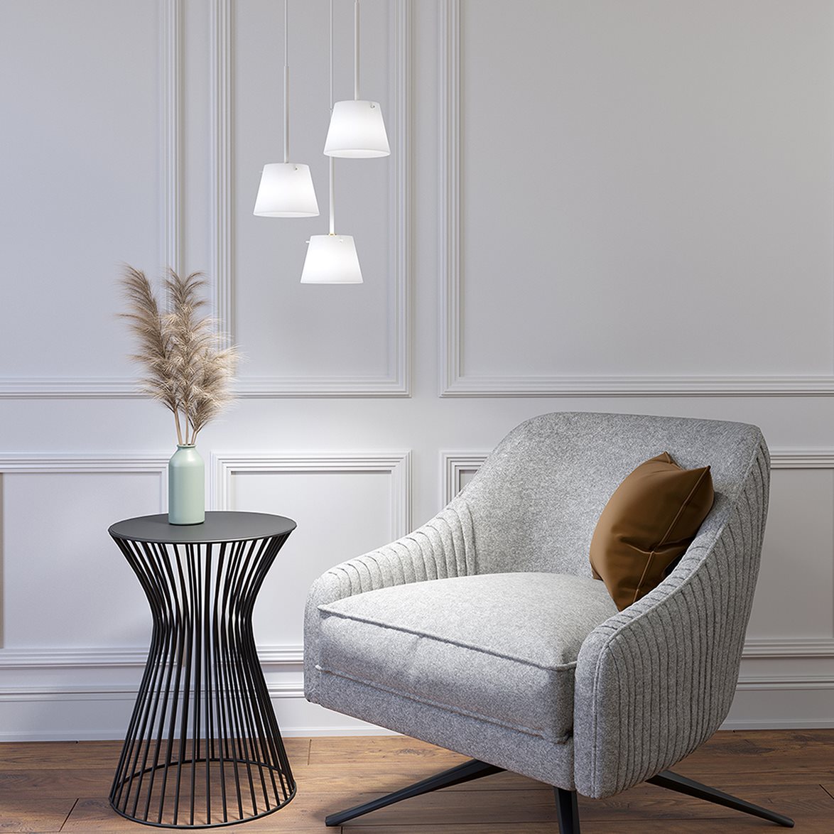 Gil bordslampa vit