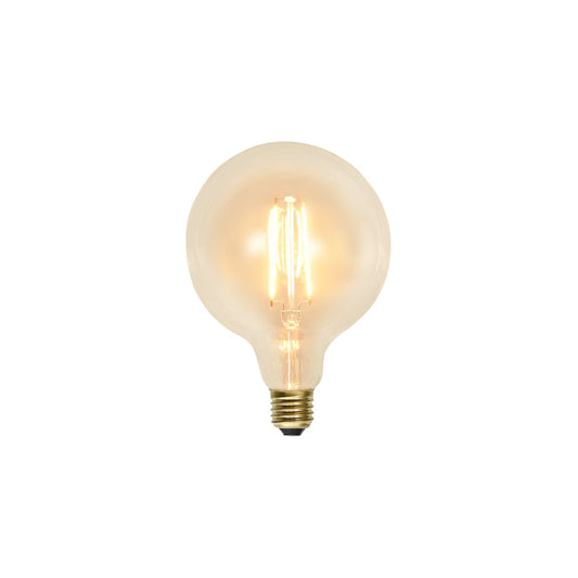 LED-lampa E27 G125 Soft Glow Transparent