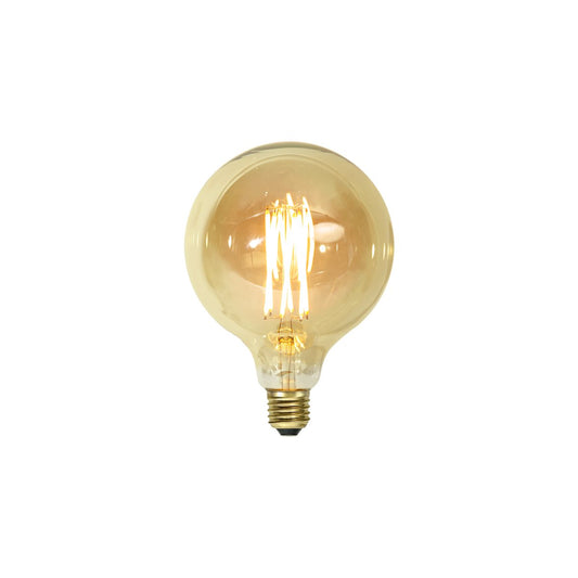 Glob LED E27 amber 125mm 240lm 1800K dimbar