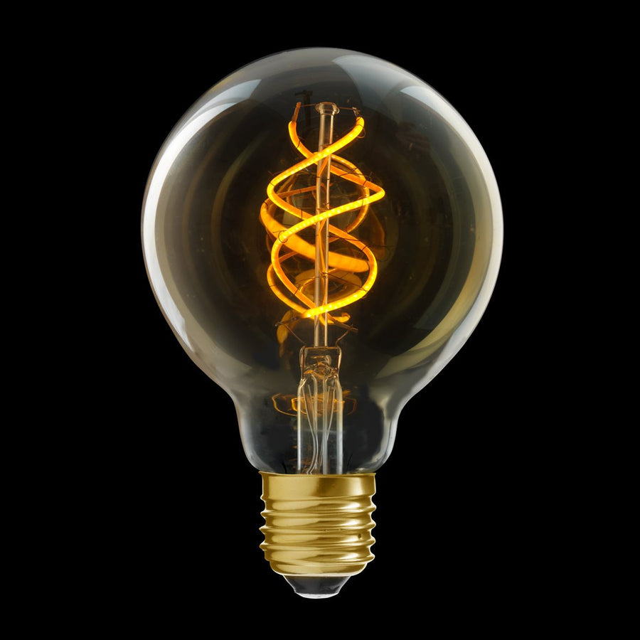 Glob LED E27 guld 80mm 250lm 2000K dimbar