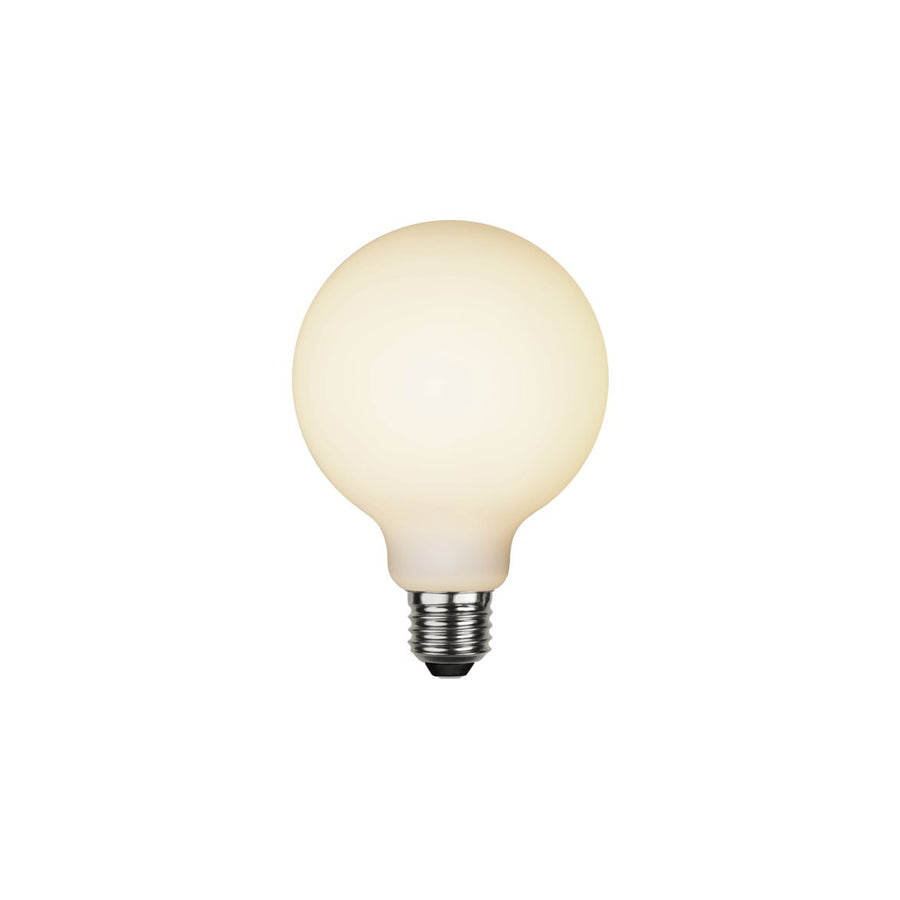 Glob LED E27 opal 95mm 400Lm 2600K dimbar