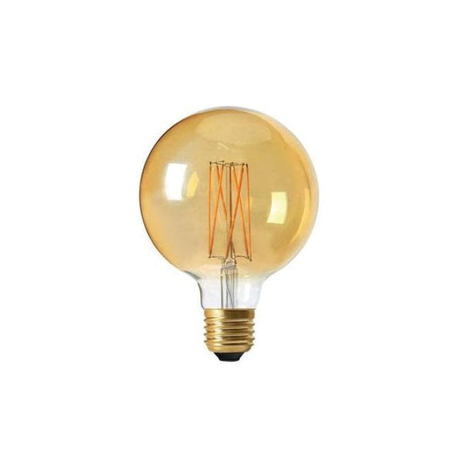 Glob LED amber 80mm 130lm 2100K dimbar