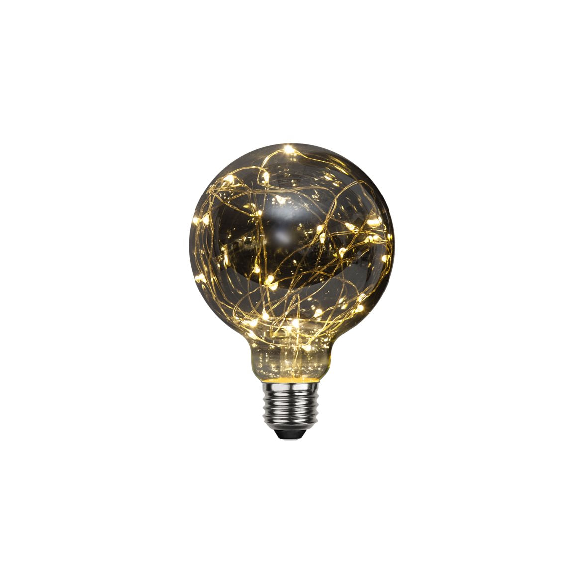 Glob LED rök ljusslinga E27