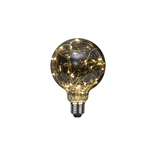 Glob LED rök ljusslinga E27