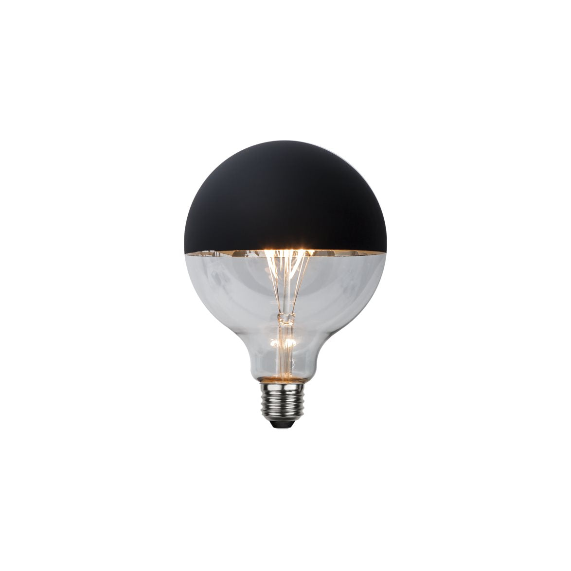 Glob LEDsvarttopp 125mm 250lm 2600K dimbar