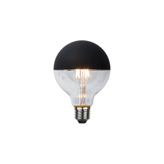 Glob LED svarttopp 95mm 260lm 2600K dimbar