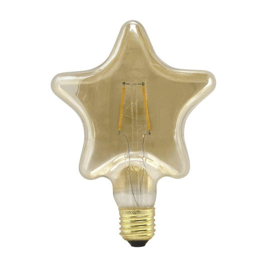 Shaped LED Filament Gold Star