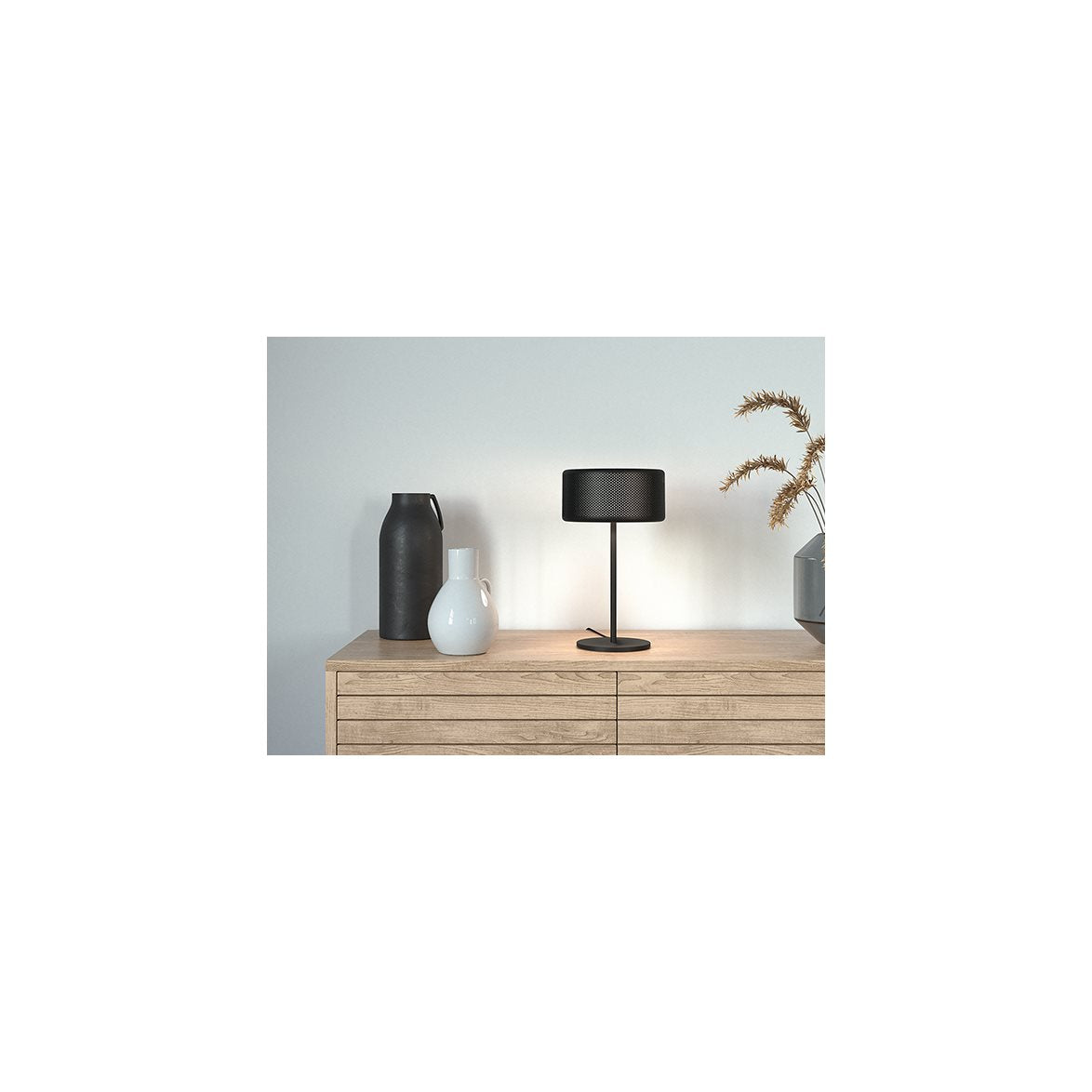 Grain M bordslampa svart