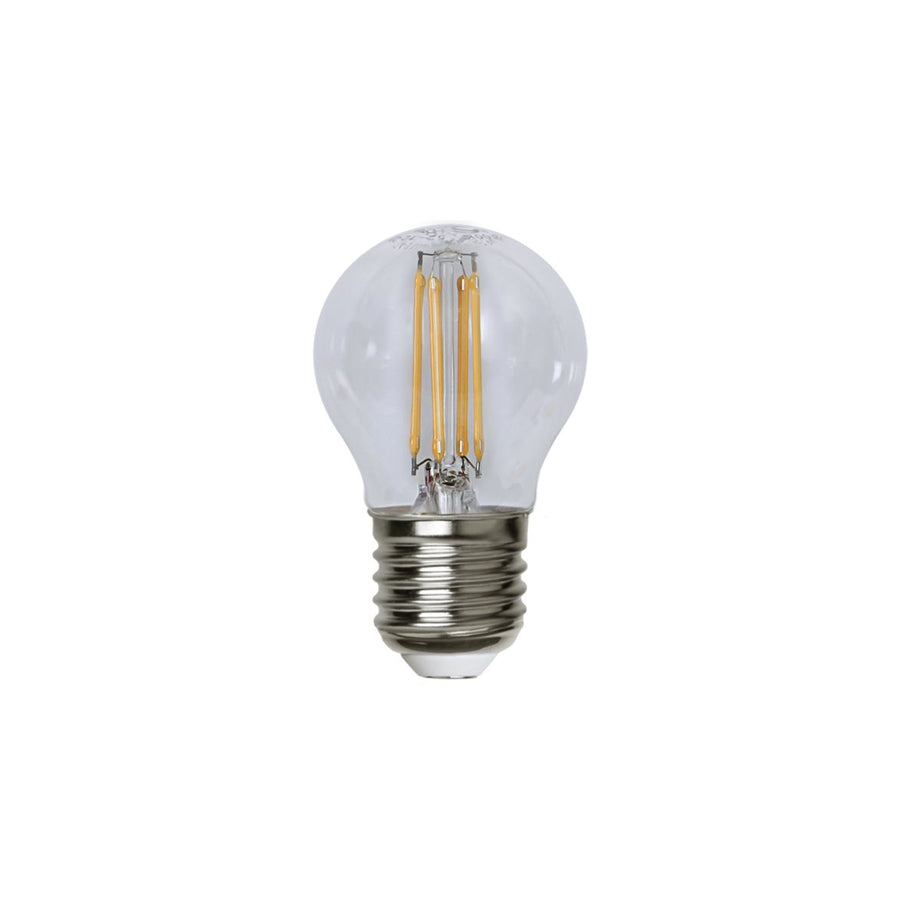 Klot LED klar E27 470lm 2700k dimbar