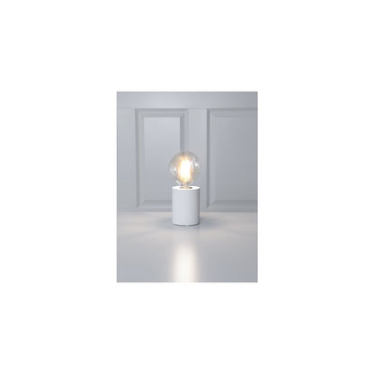 Lampfot E27 Tub Vit