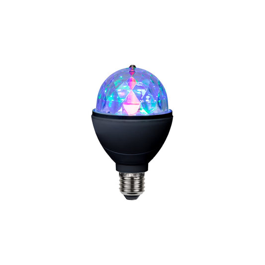 LED-lampa E27 Disco LED Black