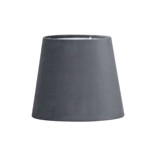 Mia Lampskärm sammet grå