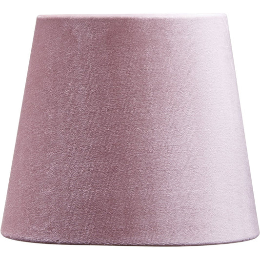 Mia Lampskärm sammet klarrosa
