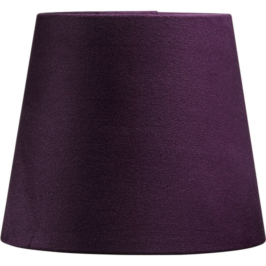 Mia Lampskärm sammet plommon