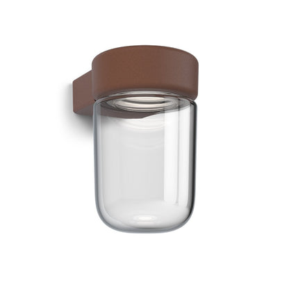 Moon utomhusvägglampa roststruktur