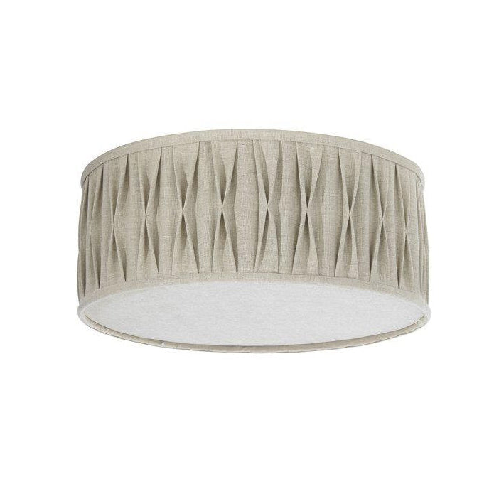 Plafond Plissé beige med stygn