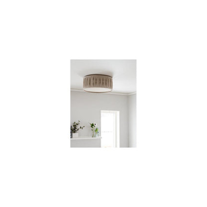 Plafond Plissé beige med stygn