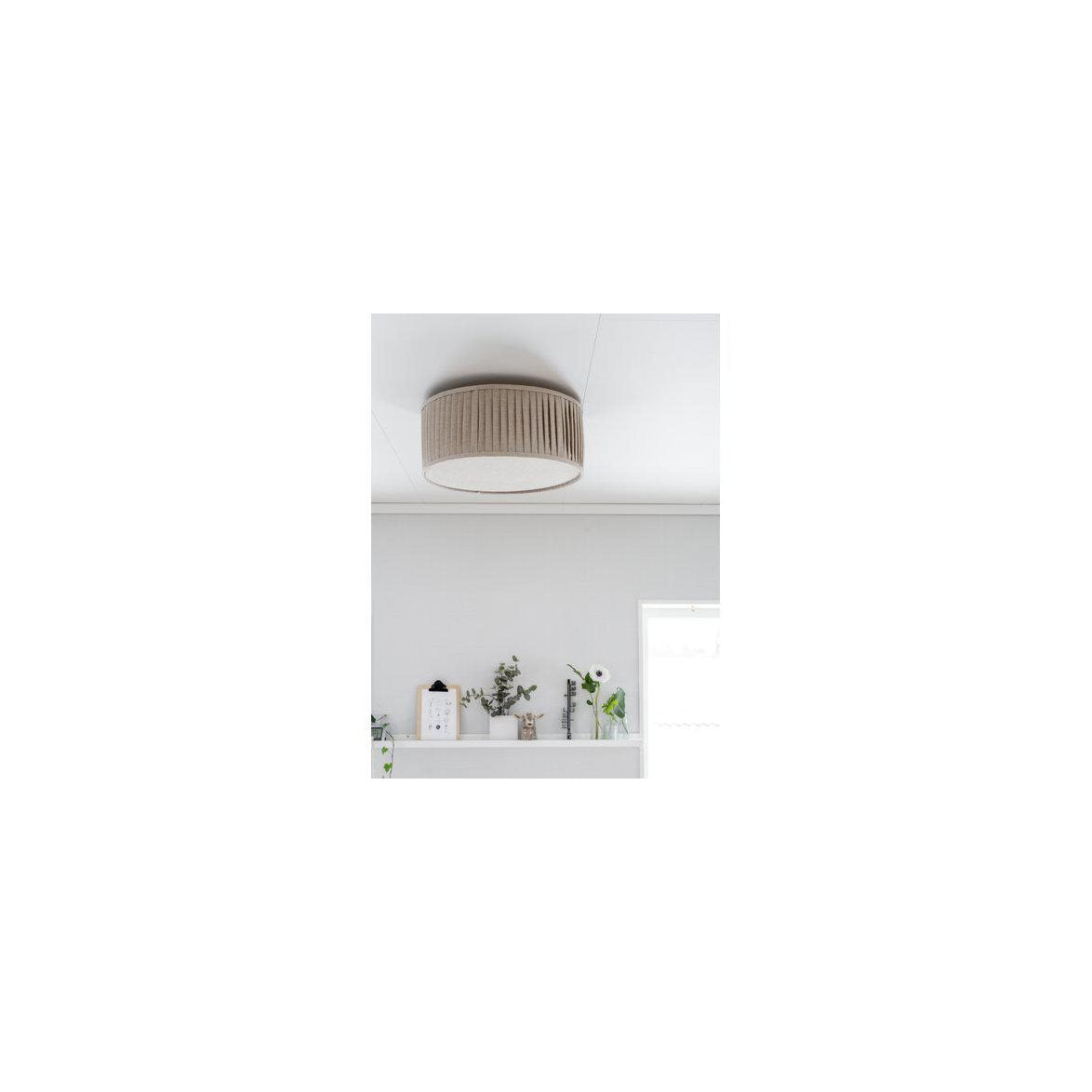 Plafond Plissé beige