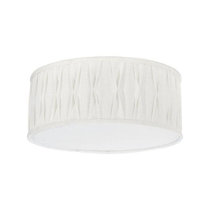 Plafond Plissé offwhite med stygn